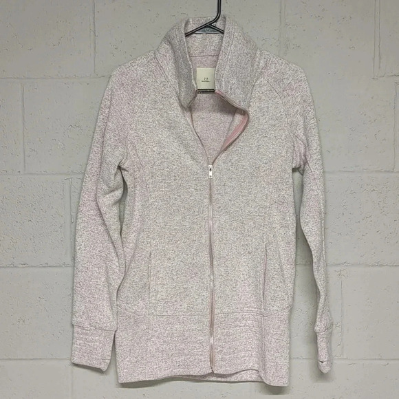 Thread & Supply Tops - Women's Thread Supply Heathered Pink Fleece Zip Up XS